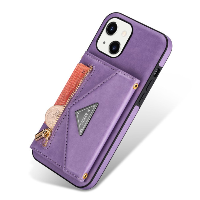Housse iPhone 13 mini N.BEKUS Portefeuille Support
