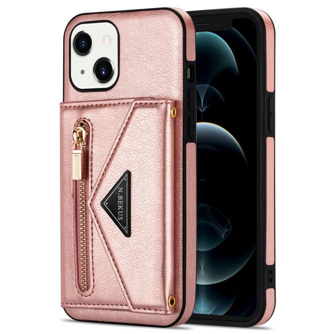 Housse iPhone 13 mini N.BEKUS Portefeuille Support
