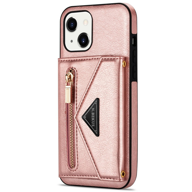 Housse iPhone 13 mini N.BEKUS Portefeuille Support