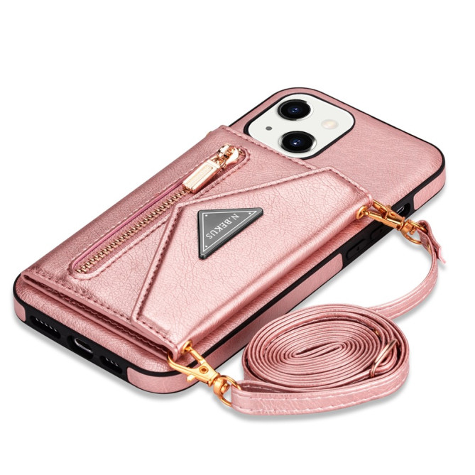 Housse iPhone 13 mini N.BEKUS Portefeuille Support