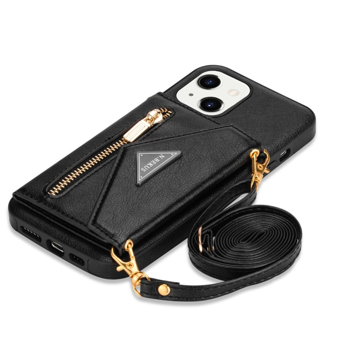 Housse iPhone 13 mini N.BEKUS Portefeuille Support