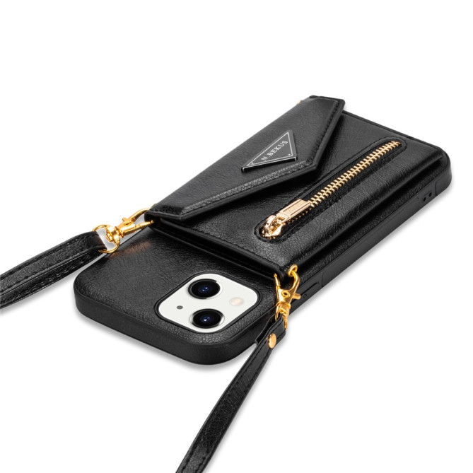 Housse iPhone 13 mini N.BEKUS Portefeuille Support