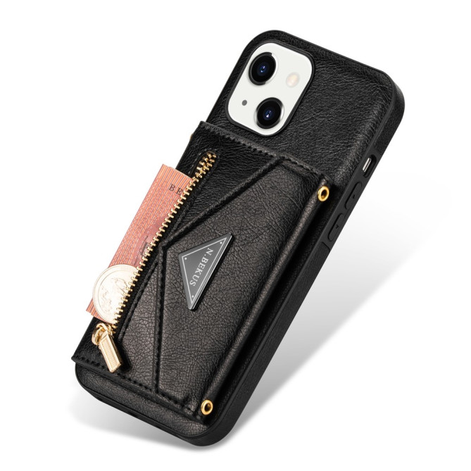 Housse iPhone 13 mini N.BEKUS Portefeuille Support