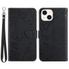 Housse iPhone 13 mini Papillon Floral Portefeuille Support Modèle 5