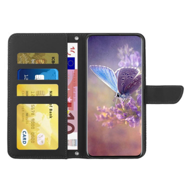 Housse iPhone 13 mini Papillon Floral Portefeuille Support Modèle 5