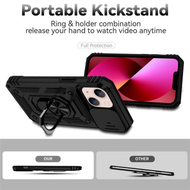 Housse iPhone 13 mini YB Anneau Support