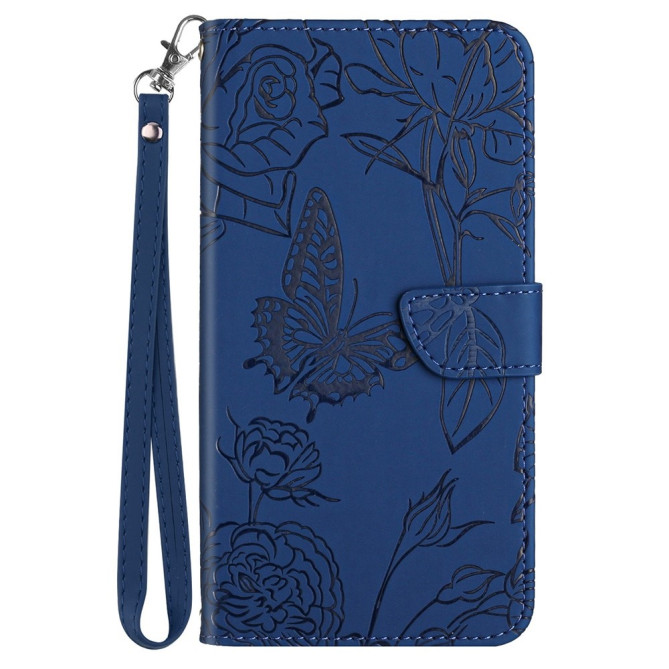 Housse iPhone 13 mini Papillon Floral Portefeuille Support Modèle 5