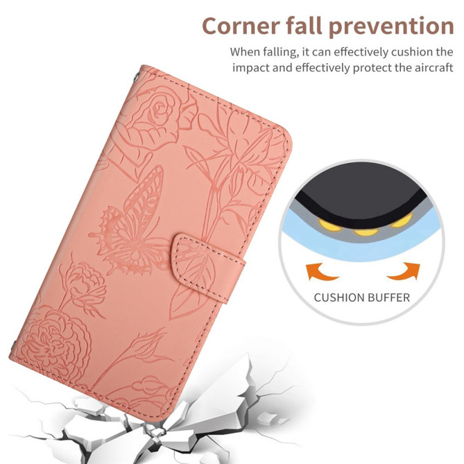 Housse iPhone 13 mini Papillon Floral Portefeuille Support Modèle 5