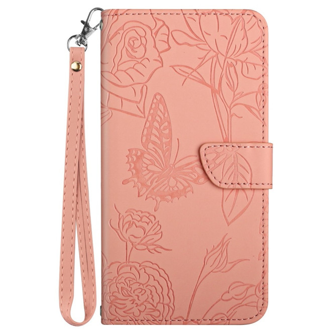 Housse iPhone 13 mini Papillon Floral Portefeuille Support Modèle 5