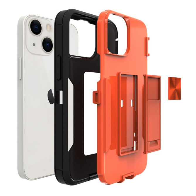 Housse iPhone 13 mini YB avec Support Modèle 2
