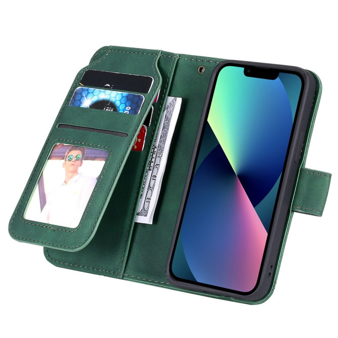 Housse iPhone 13 mini Portefeuille Support Magnétique Modèle 9