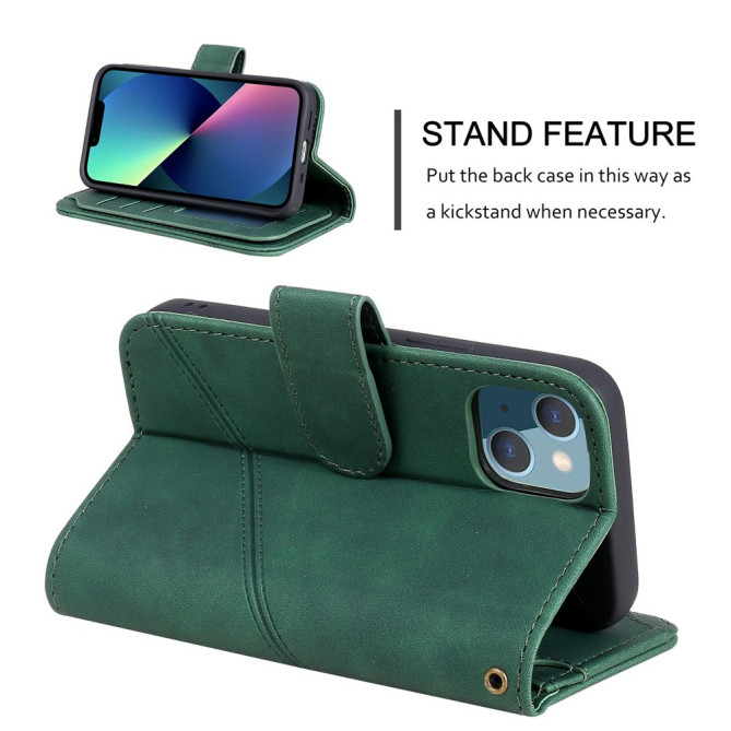 Housse iPhone 13 mini Portefeuille Support Magnétique Modèle 9