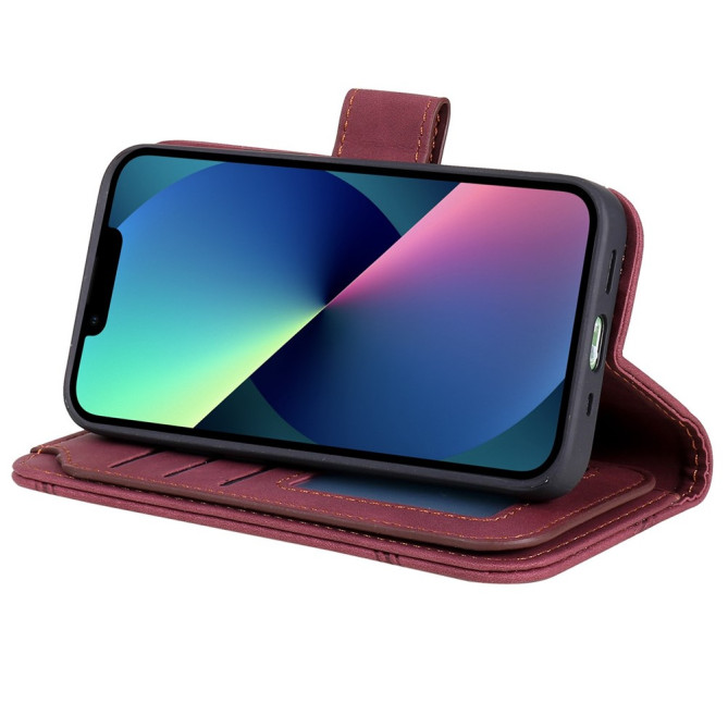 Housse iPhone 13 mini Portefeuille Support Magnétique Modèle 9