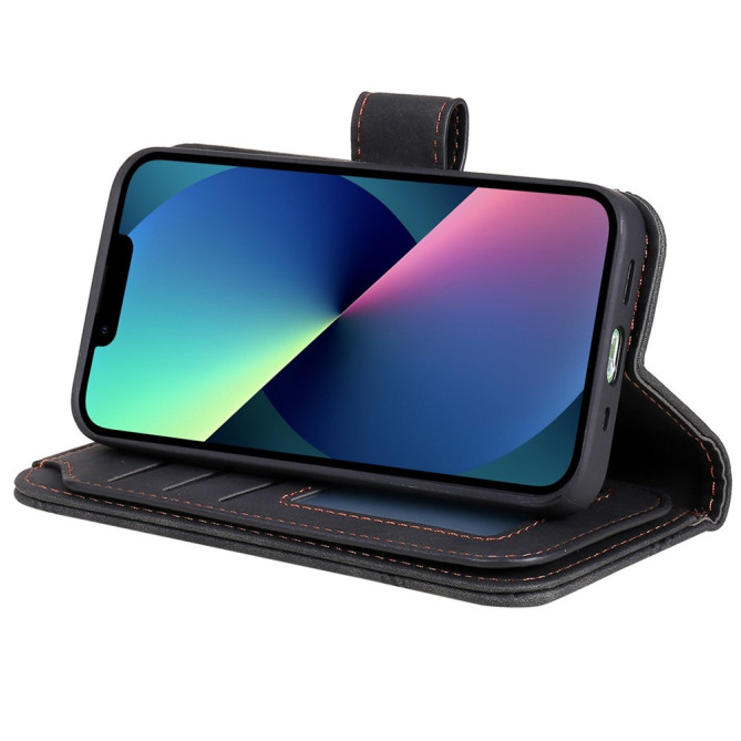 Housse iPhone 13 mini Portefeuille Support Magnétique Modèle 9