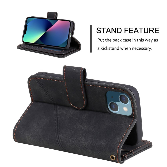 Housse iPhone 13 mini Portefeuille Support Magnétique Modèle 9