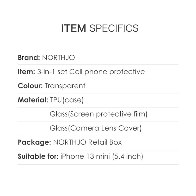 Coque iPhone 13 mini Transparente Modèle 12