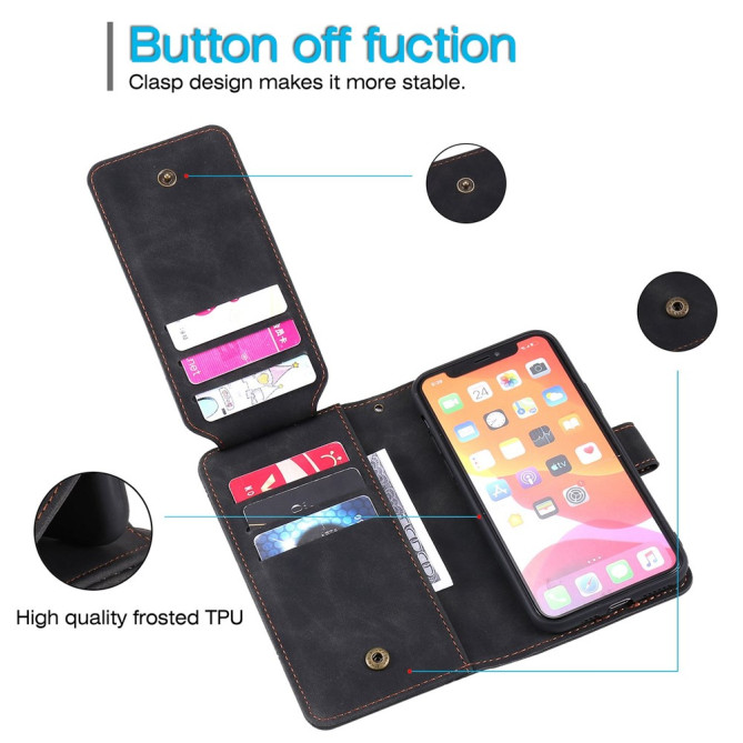 Housse iPhone 13 mini Portefeuille Support Magnétique Modèle 9