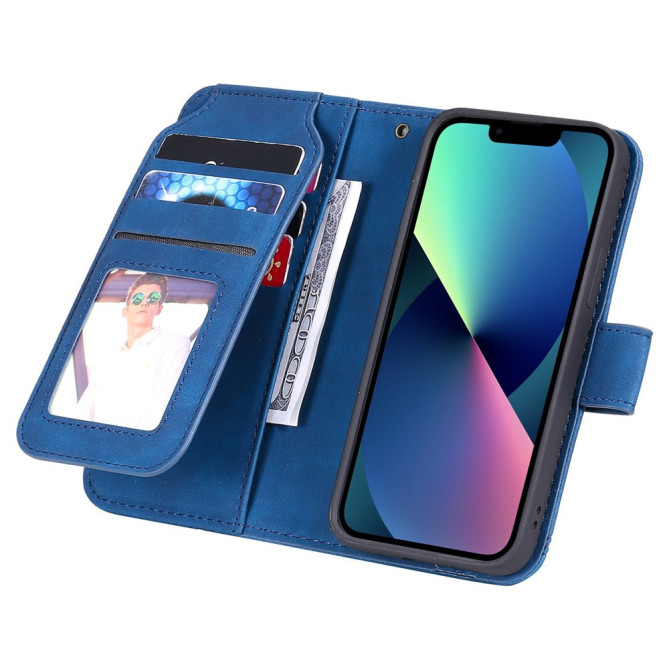 Housse iPhone 13 mini Portefeuille Support Magnétique Modèle 9