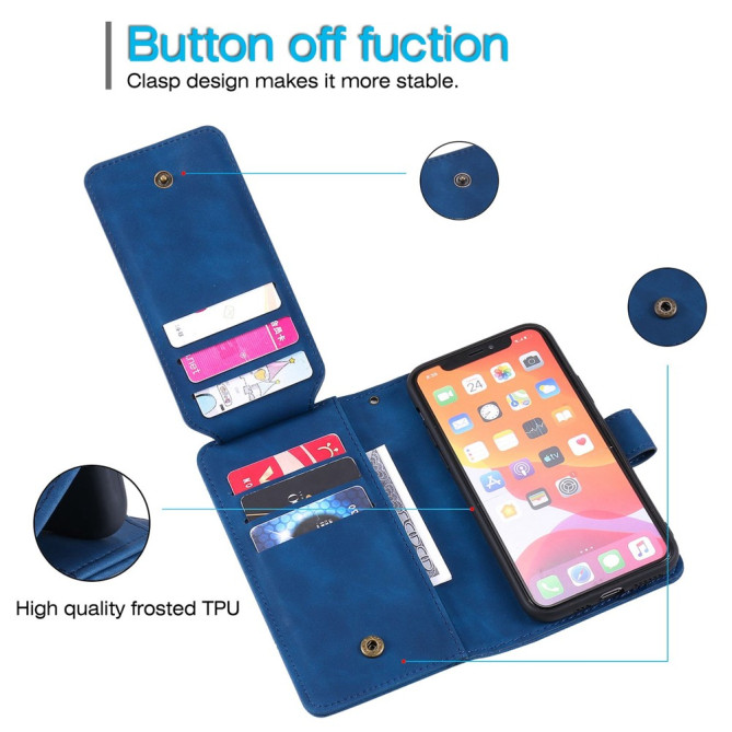 Housse iPhone 13 mini Portefeuille Support Magnétique Modèle 9