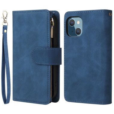 Housse iPhone 13 mini Portefeuille Fermeture Éclair Modèle 5