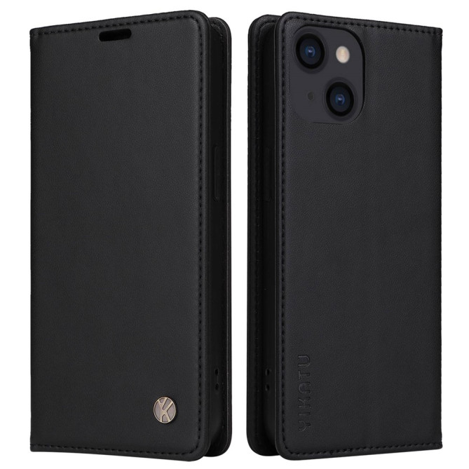 Housse iPhone 13 mini YIKATU Portefeuille Support Magnétique