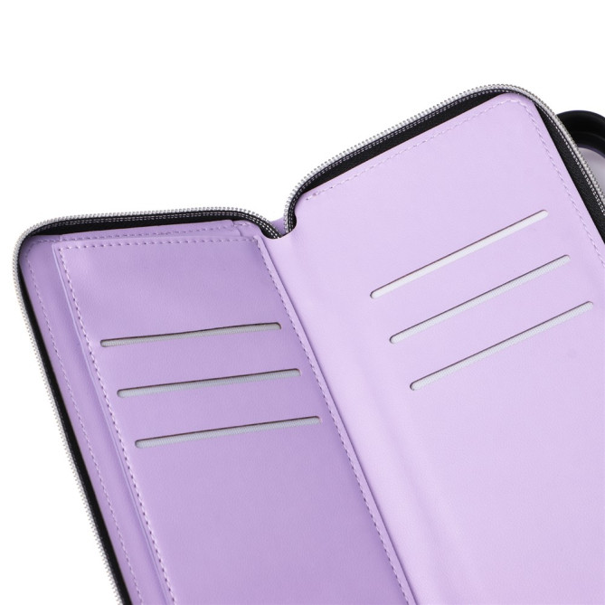 Housse iPhone 13 mini Portefeuille Fermeture Éclair avec Dragonne Modèle 2