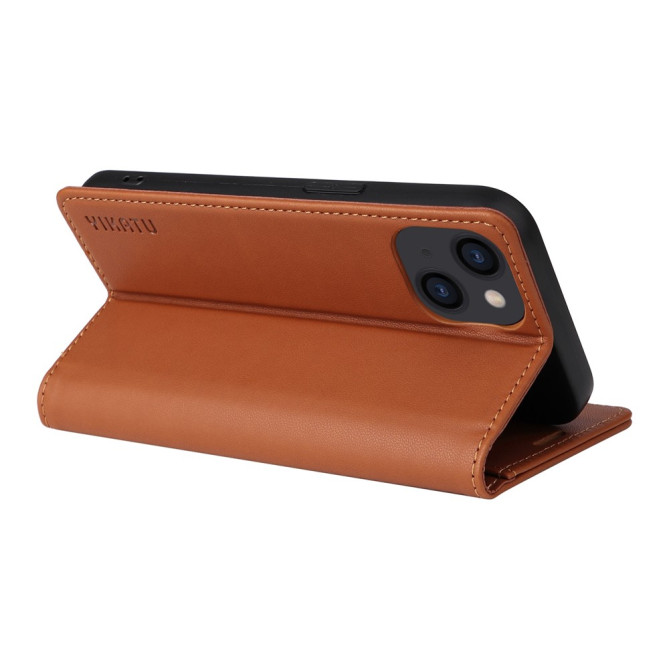 Housse iPhone 13 mini YIKATU Portefeuille Support Magnétique