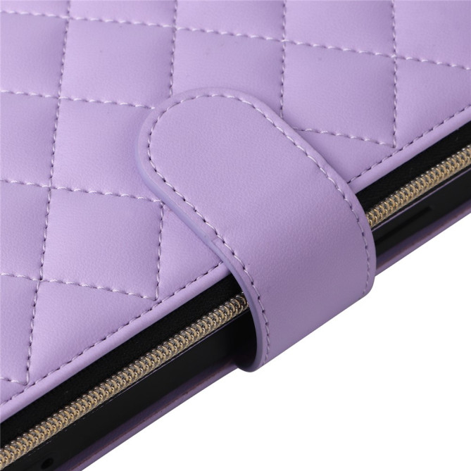 Housse iPhone 13 mini Portefeuille Fermeture Éclair avec Dragonne Modèle 2