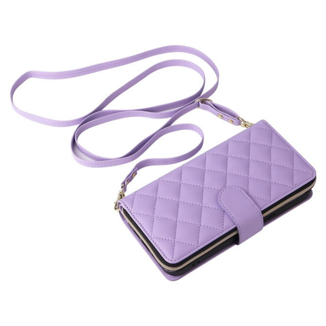 Housse iPhone 13 mini Portefeuille Fermeture Éclair avec Dragonne Modèle 2