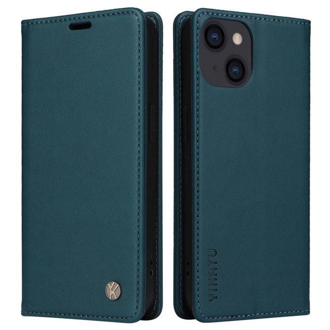 Housse iPhone 13 mini YIKATU Portefeuille Support Magnétique