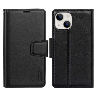 Housse iPhone 13 mini HANMAN Portefeuille Support