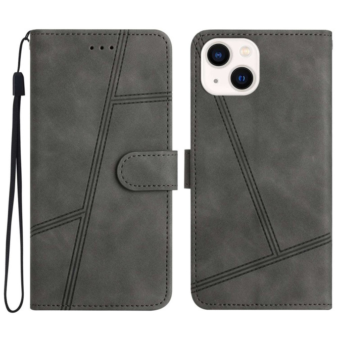 Housse iPhone 13 mini Portefeuille Support Rétro Modèle 2