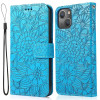 Housse iPhone 13 mini Fleurs Portefeuille Support Modèle 3