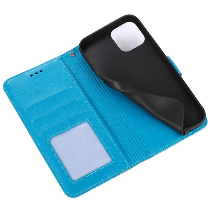 Housse iPhone 13 mini Fleurs Portefeuille Support Modèle 3