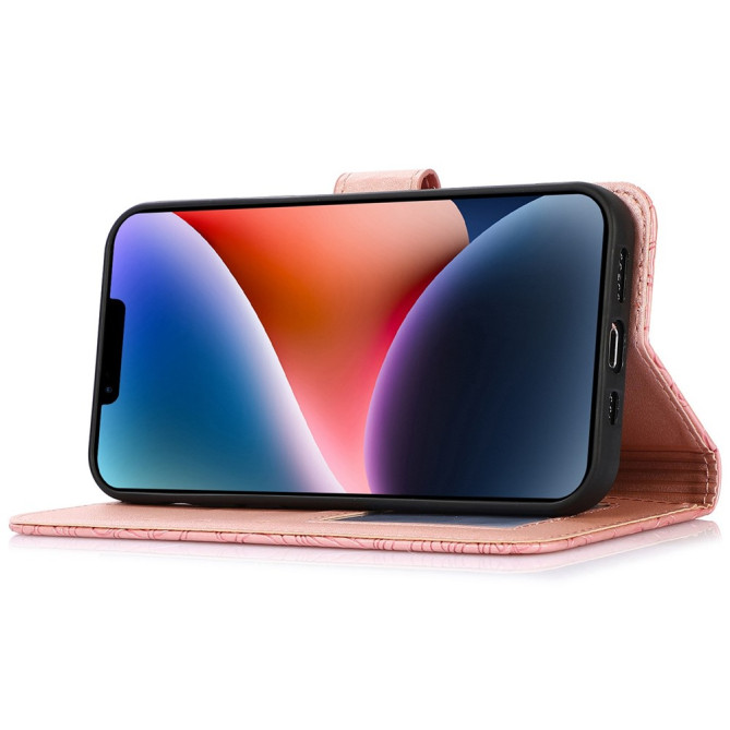 Housse iPhone 13 mini Fleurs Portefeuille Support Modèle 3