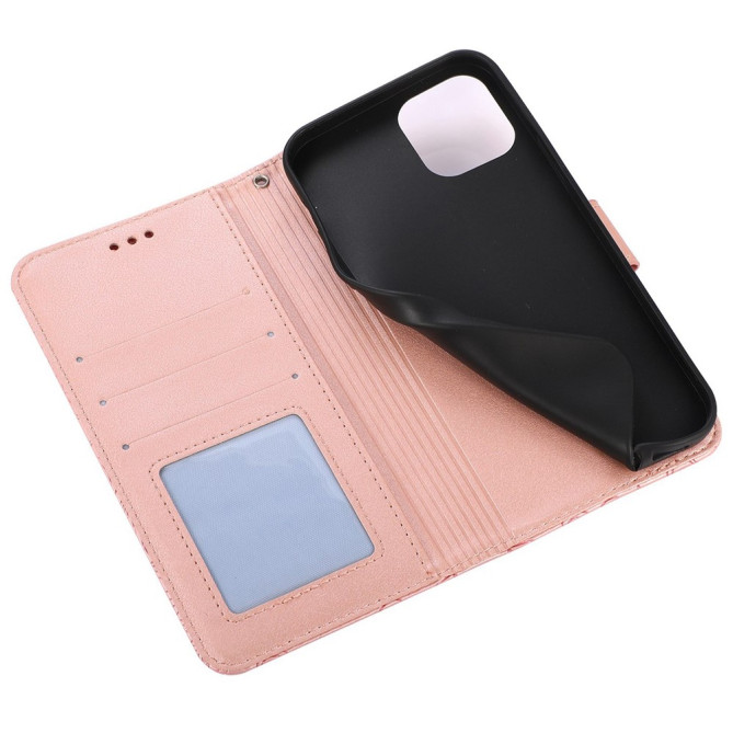 Housse iPhone 13 mini Fleurs Portefeuille Support Modèle 3