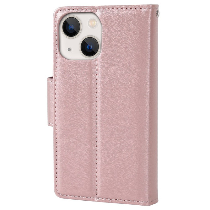 Housse iPhone 13 mini HANMAN Portefeuille Support Magnétique