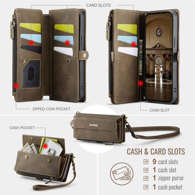 Housse iPhone 13 mini CASEME Portefeuille RFID