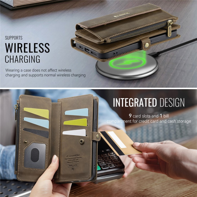 Housse iPhone 13 mini CASEME Portefeuille RFID