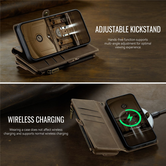 Housse iPhone 13 mini CASEME Portefeuille RFID