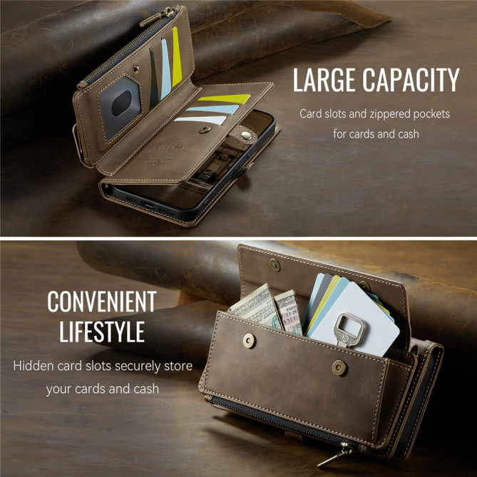 Housse iPhone 13 mini CASEME Portefeuille RFID