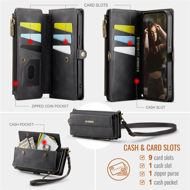 Housse iPhone 13 mini CASEME Portefeuille RFID