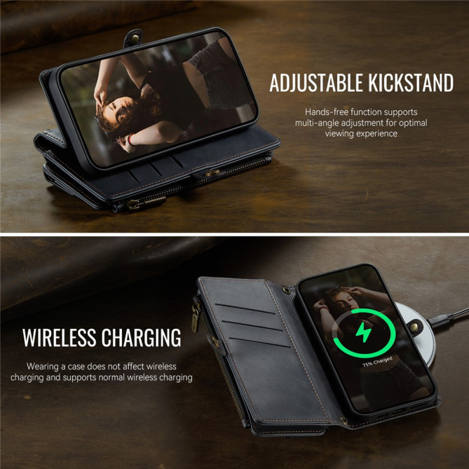 Housse iPhone 13 mini CASEME Portefeuille RFID