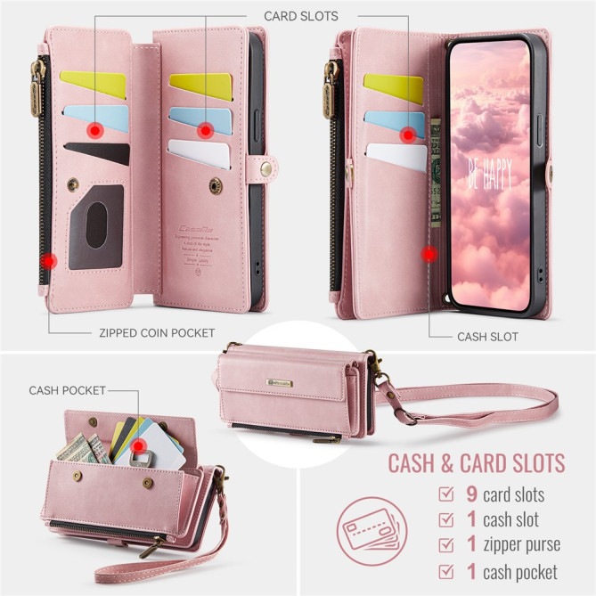 Housse iPhone 13 mini CASEME Portefeuille RFID