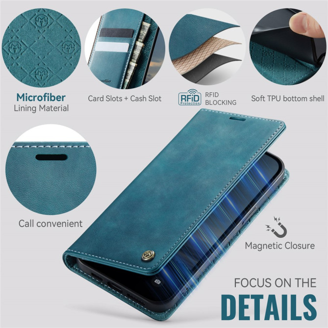 Housse iPhone 13 mini CASEME Portefeuille RFID Modèle 2