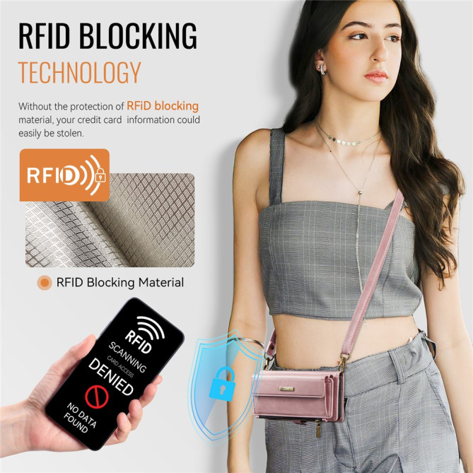 Housse iPhone 13 mini CASEME Portefeuille RFID