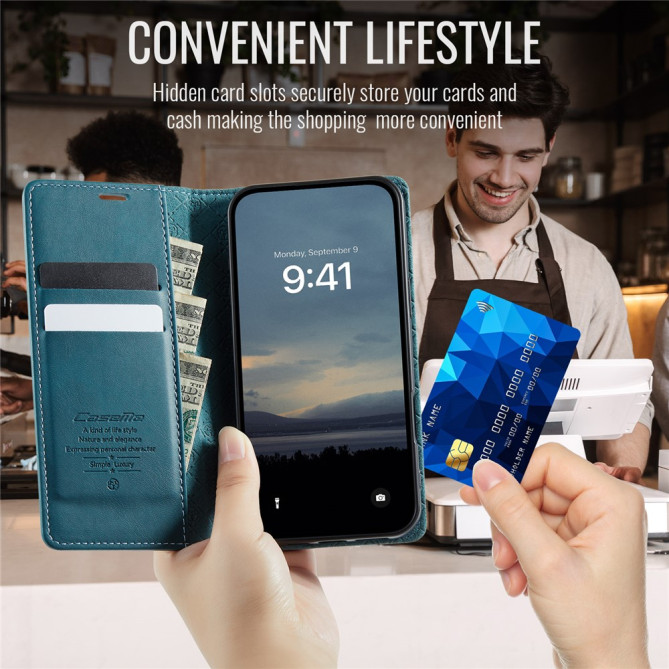 Housse iPhone 13 mini CASEME Portefeuille RFID Modèle 2