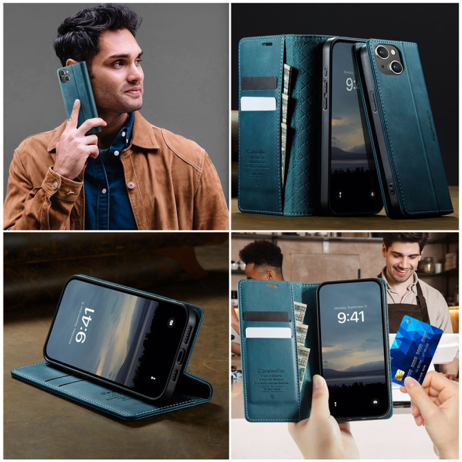 Housse iPhone 13 mini CASEME Portefeuille RFID Modèle 2