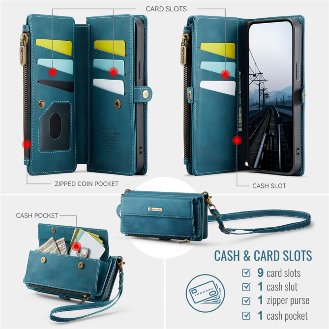 Housse iPhone 13 mini CASEME Portefeuille RFID