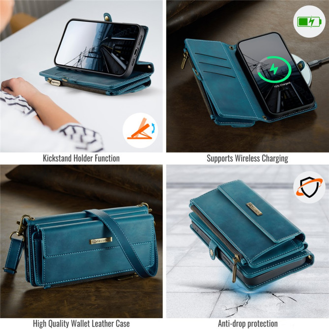 Housse iPhone 13 mini CASEME Portefeuille RFID